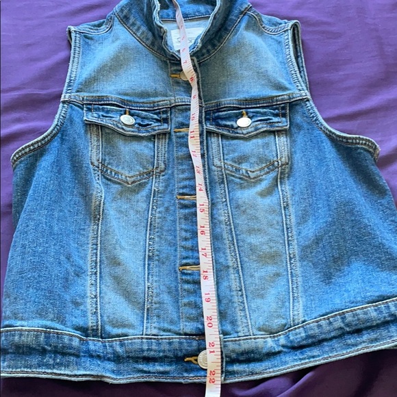 NWOT jean vest - Picture 6 of 7